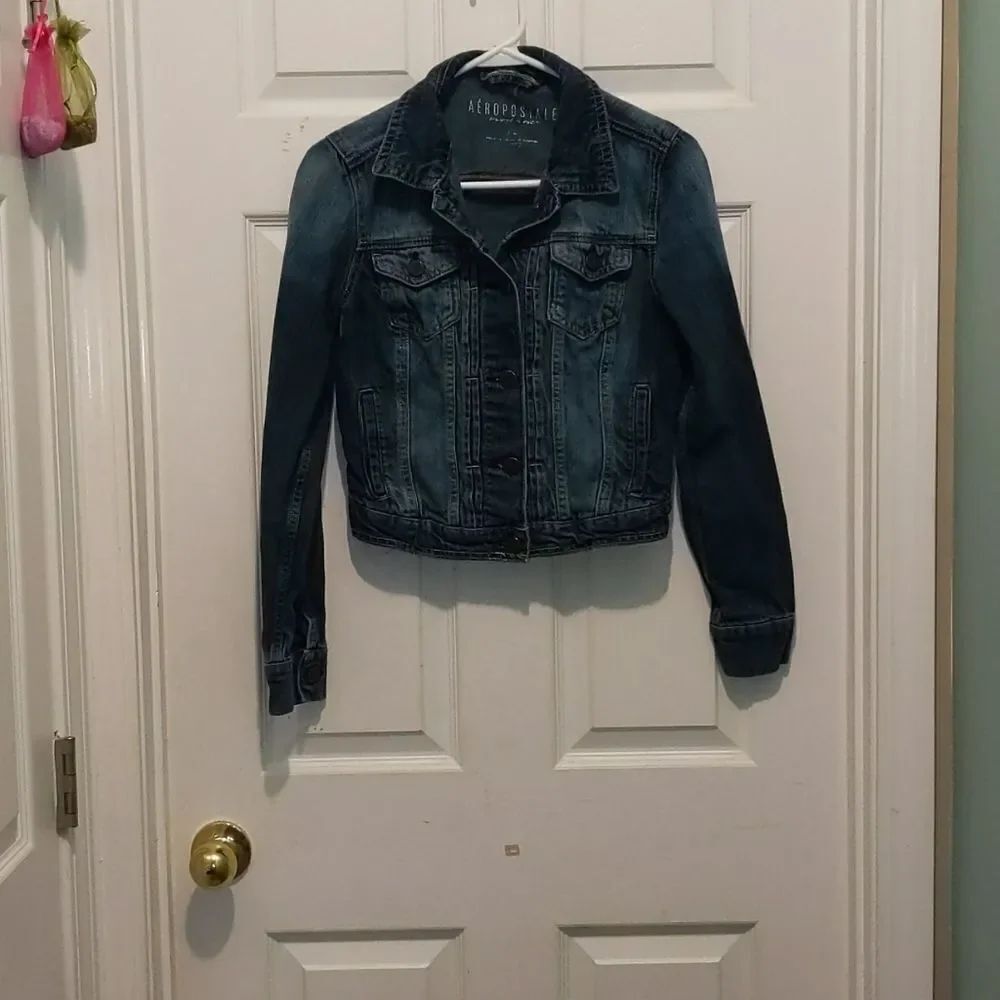 Aeropostale  denim jacket Sz M EUC